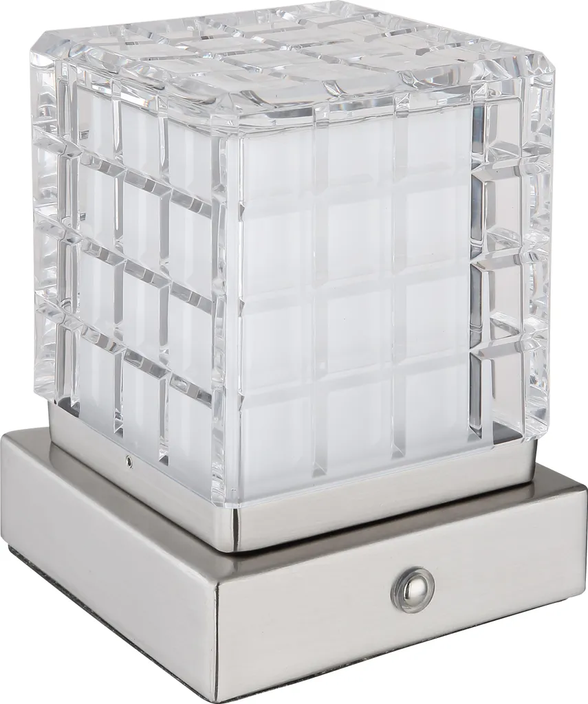 Lampe tactile LED blanche design en métal avec réglage de l'intensité
