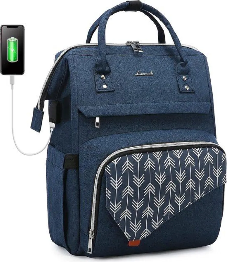 Sac à dos école femme 15.6 pouces en nylon haute densité Noir Premium