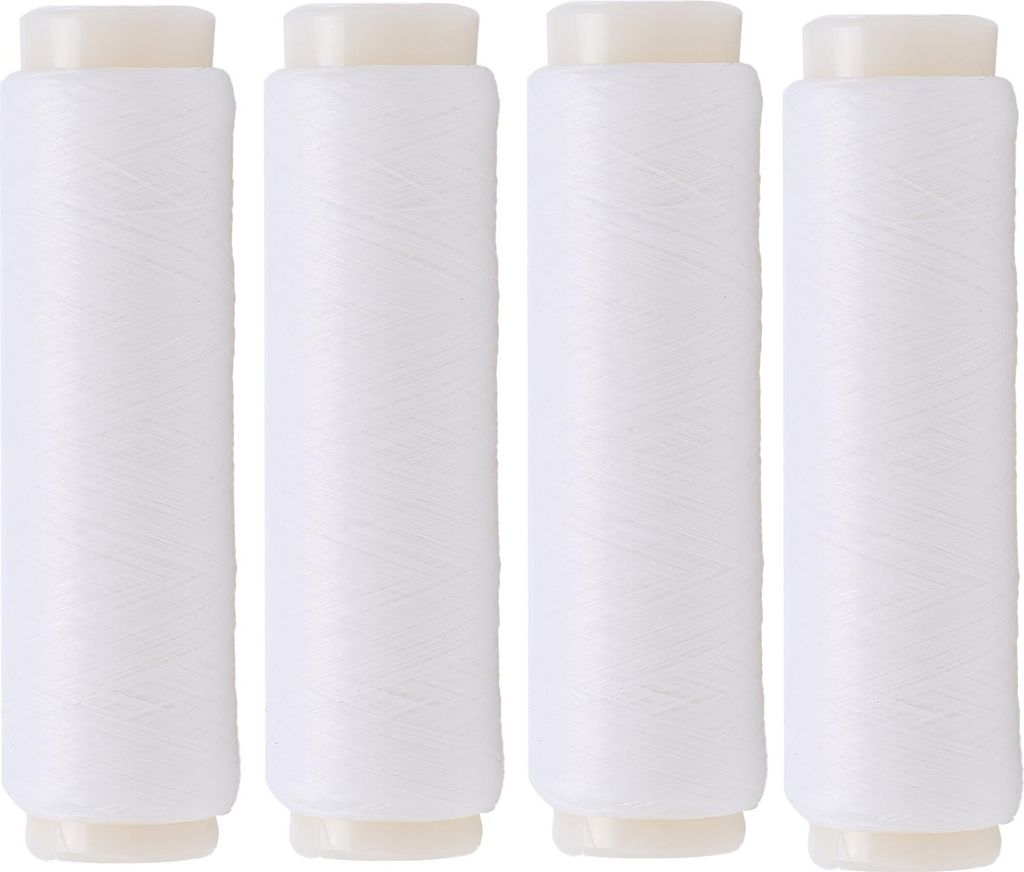 4 Stück 100/200 m unsichtbare Nylon-Angelgummibandschnur, hochelastisches Zubehör, Nummer 2