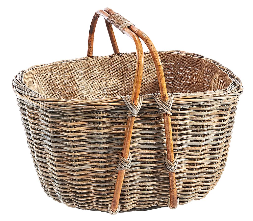 Koš na dřevo na palivové dřevo Kobolo - ratan kubu - Obrázek produktu 