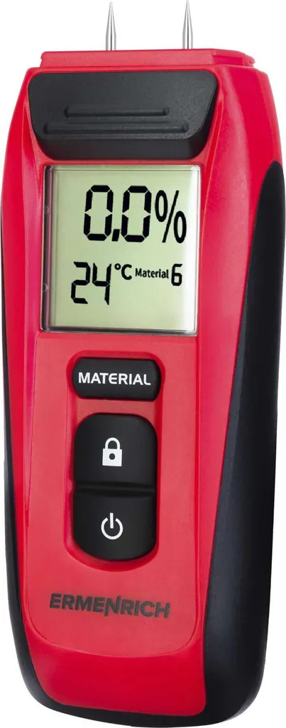 Détecter l'Humidité du Bois et Murs avec Ermenrich Wett MW20 Capteur Portable