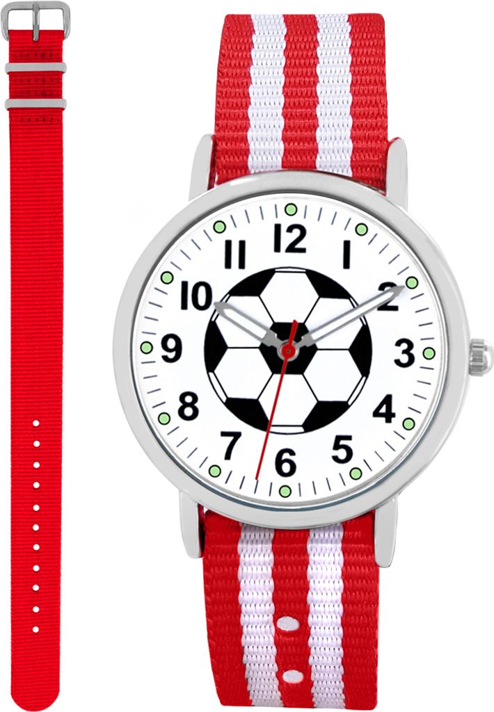 Pacific Time Fußball Armbanduhr Kinder Jungen Mädchen 2 Produktbild 