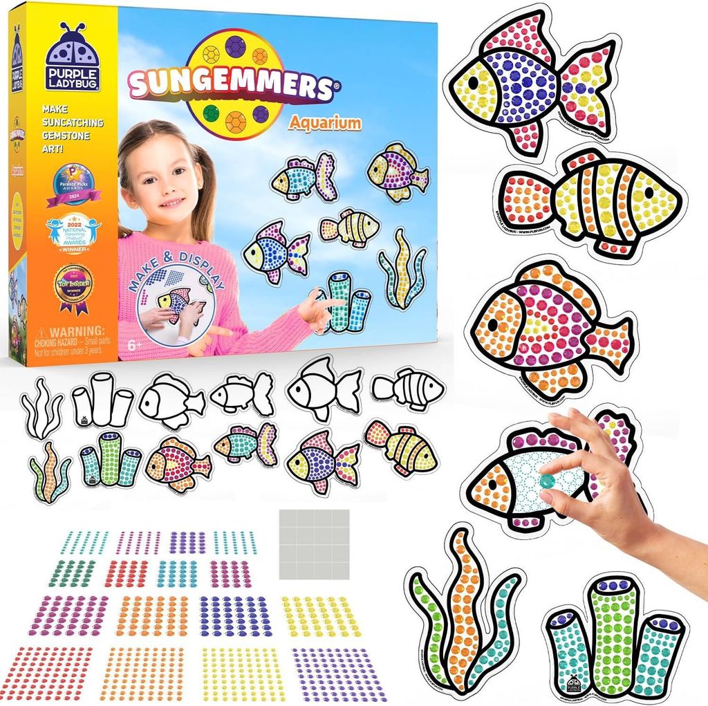 Set zum Basteln von bunten Glasmalereien – Handarbeit mit Kristallsteinen – DIY-Geschenk