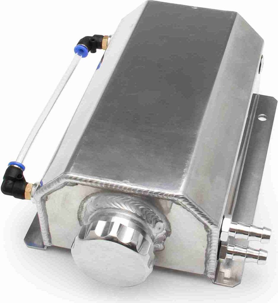 2L Aluminium Auto Kühlmittel Überlauf Expansion Tanks Öl Catch Can Reservoir Tanks Universal Öl Entlüftungs Tanks mit Ablassschraube