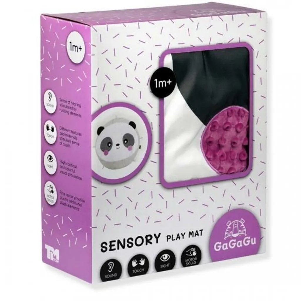 GAGAGU Panda Tapis de jeu sensoriel pour éveil de bébé dès la naissance