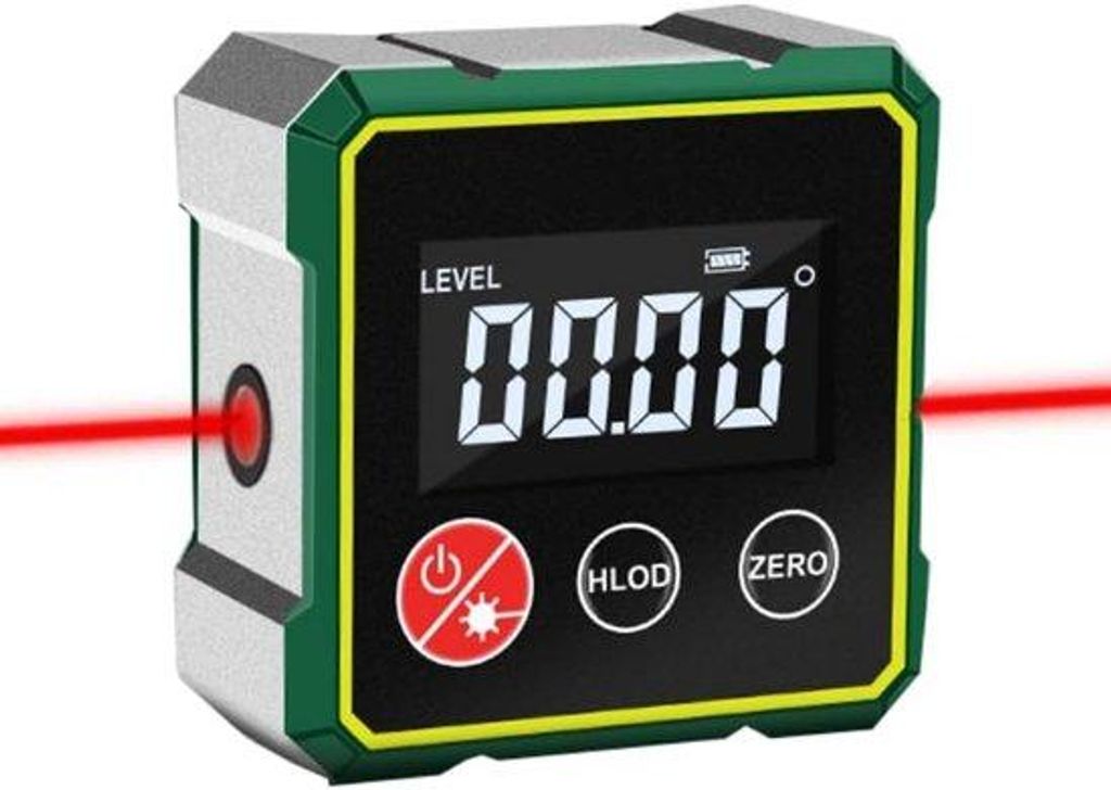 Misuratore d'angolo magnetico digitale con laser Immagine del prodotto 