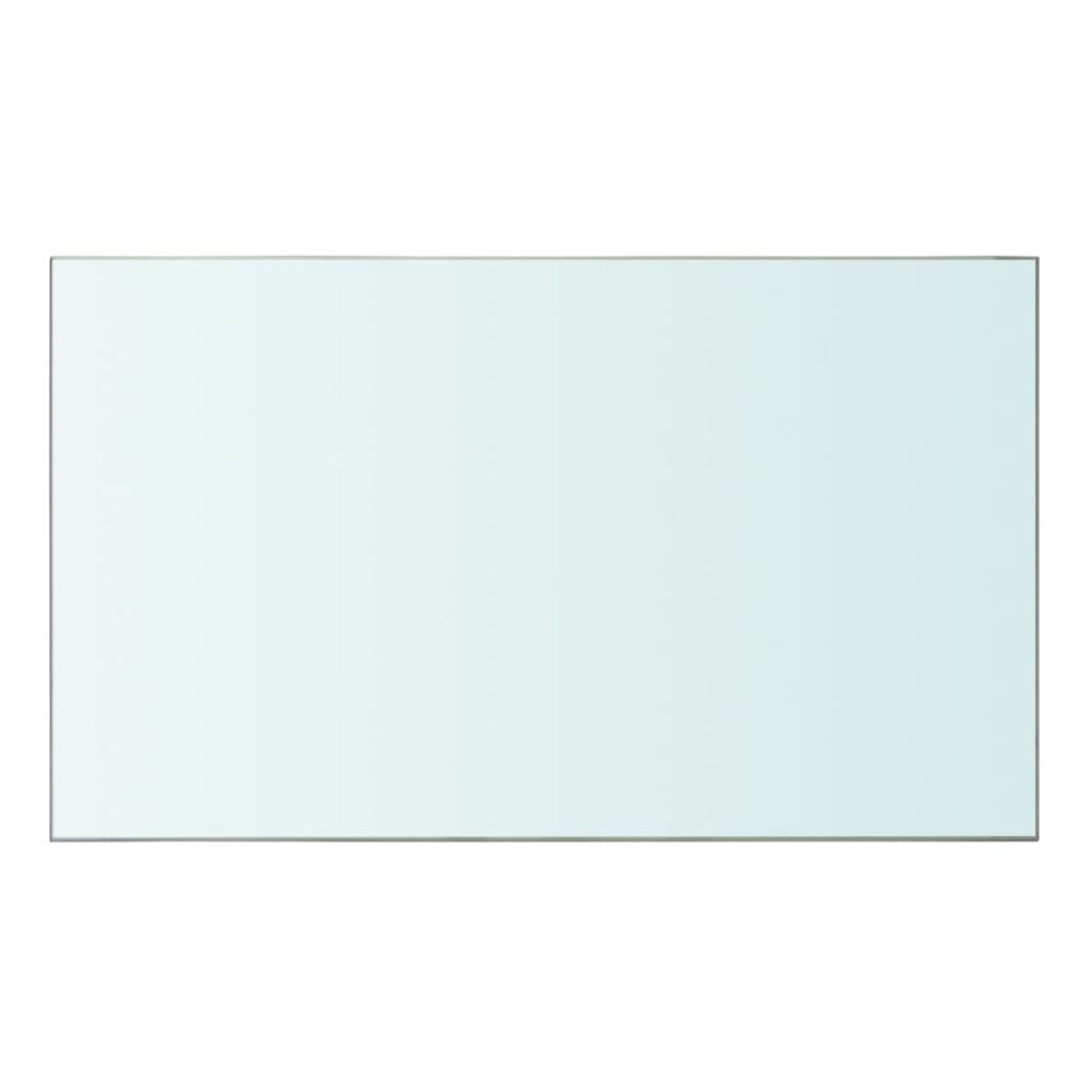 vidaXL Mensola in vetro trasparente 50 cm x 30 cm Immagine del prodotto 