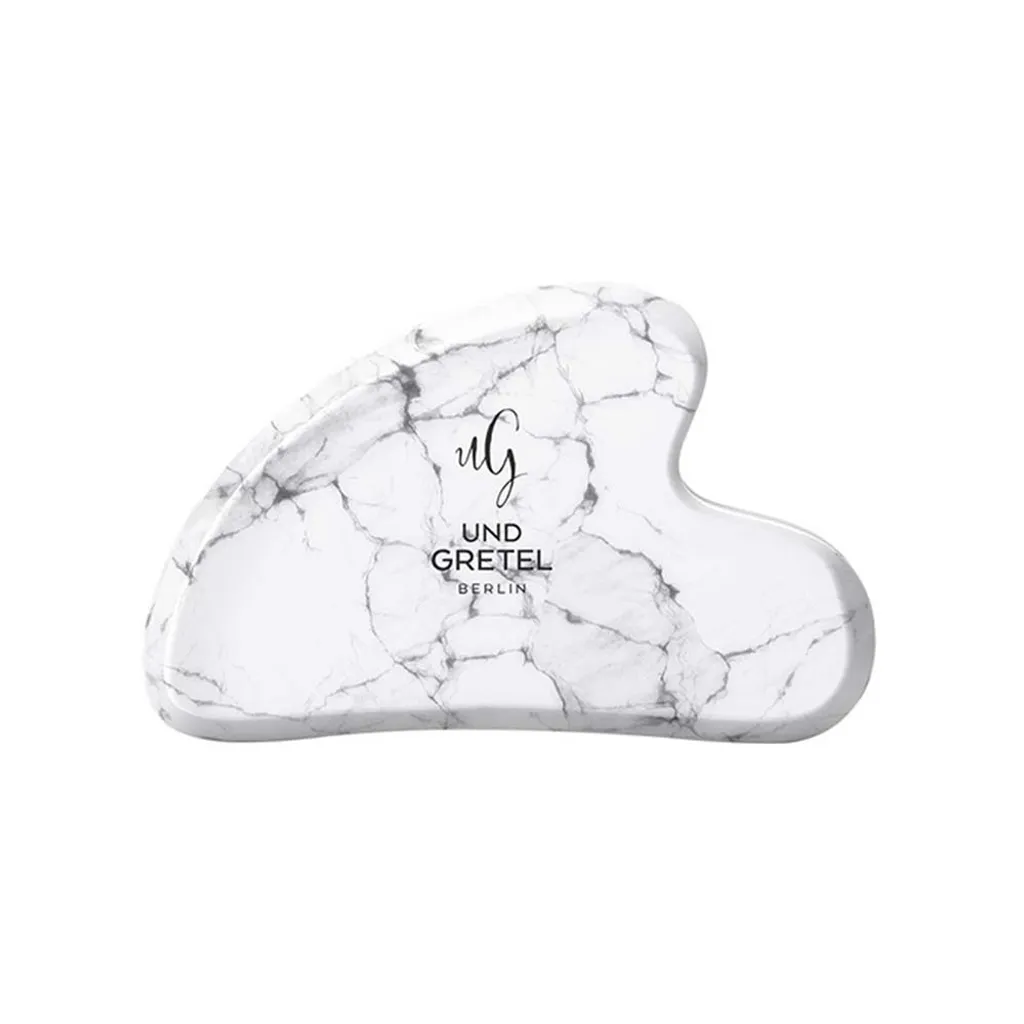 Gua Sha en Quartz Rose Naturel pour Massage Facial et Drainage Lymphatique