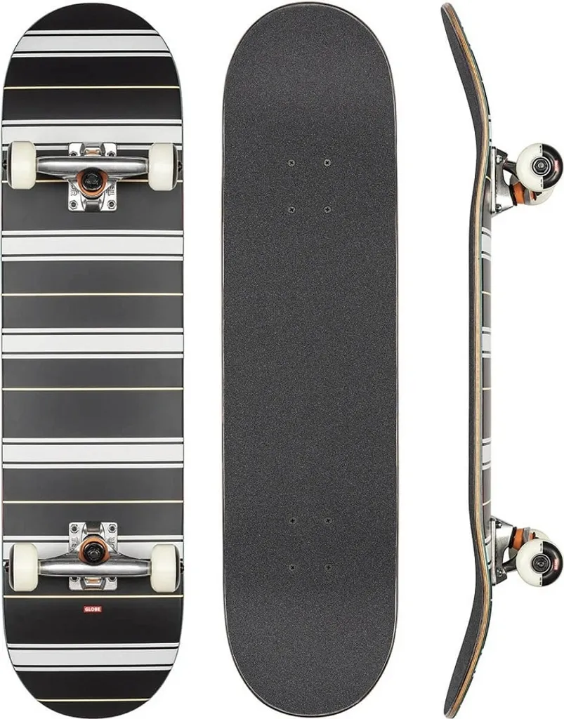 Planche de Skate Complète Globe G1 8.0 Noir Clair de Lune pour Adulte