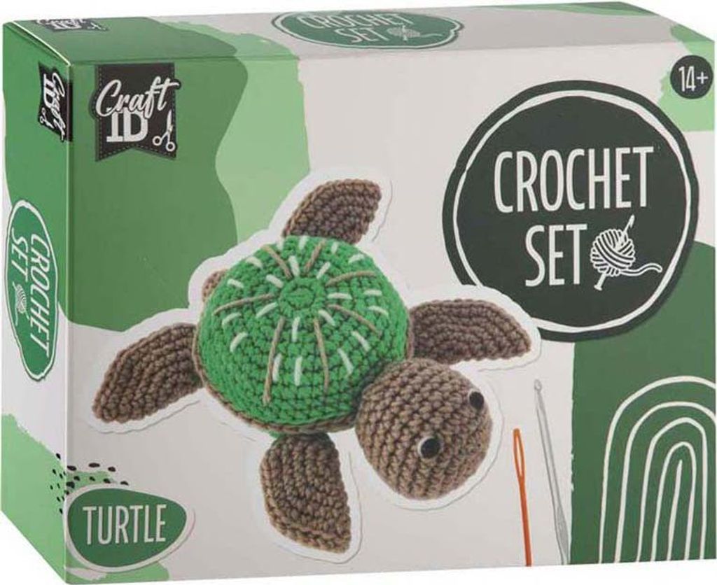 Kit de crochet Tortue - aiguille et fil inclus Image du produit 