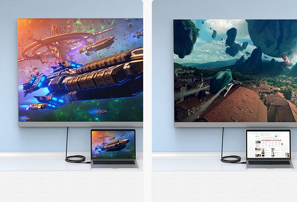 Kabel Displayport do HDMI Konwerter DP komputer HDMI Zdjęcie produktu 7