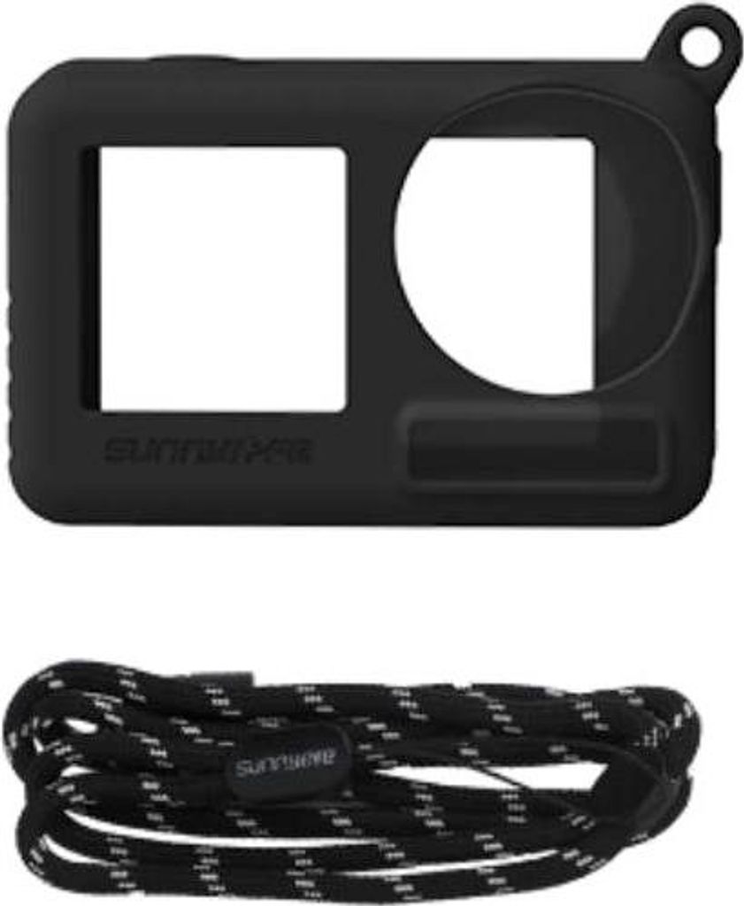 Sunnylife Silikon-Schutzhülle Schwarz + Lanyard für DJI Produktbild 