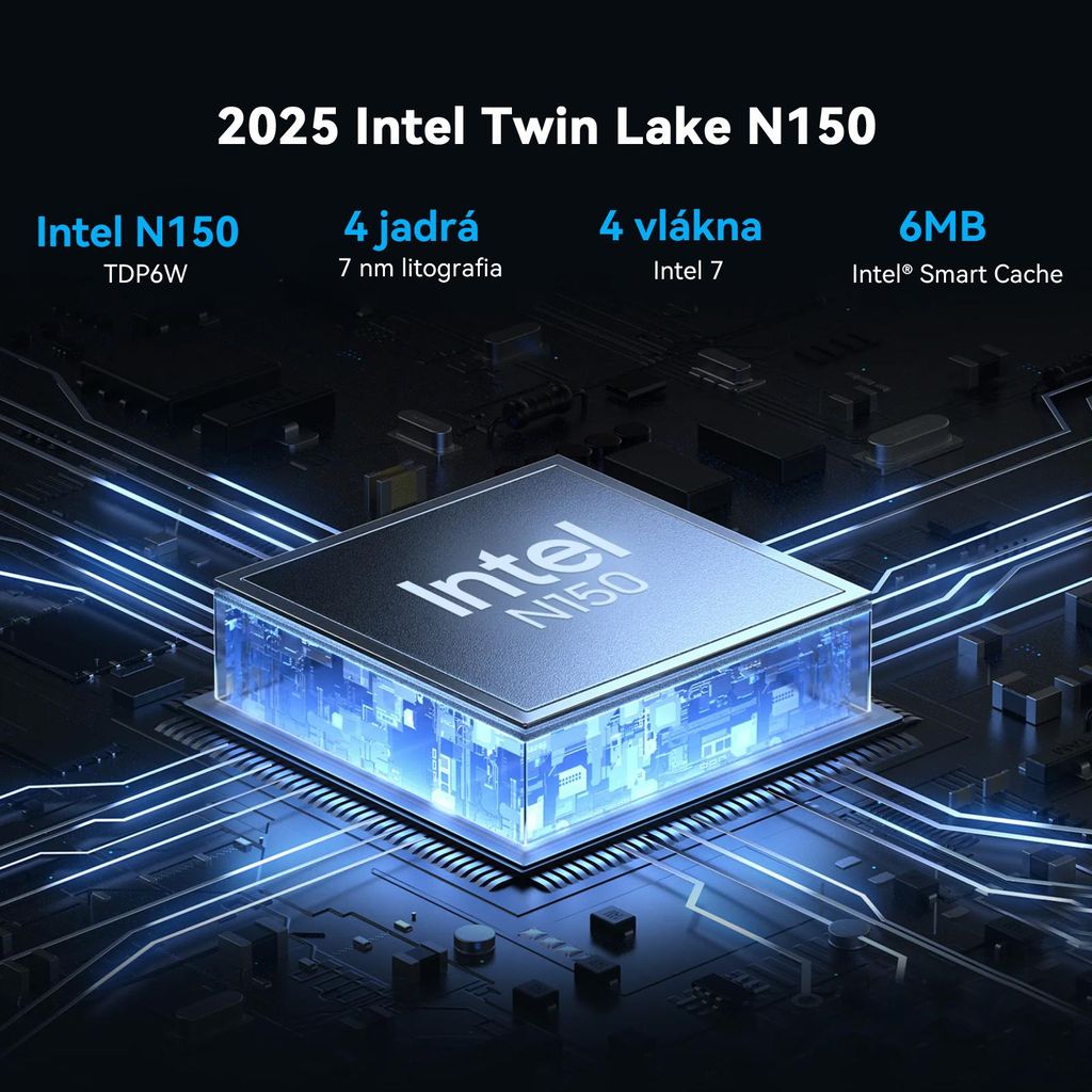 Blackview 2025 New MP60 Intel Twin Lake N150 (až 3,6 GHz) Obrázok produktu 