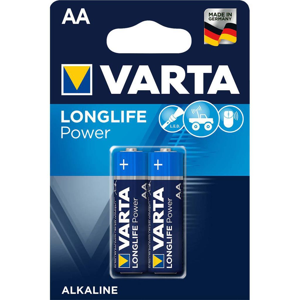 Varta Alkaline Batterie AA 1.5 V High Energy 2-Blister NE55941738