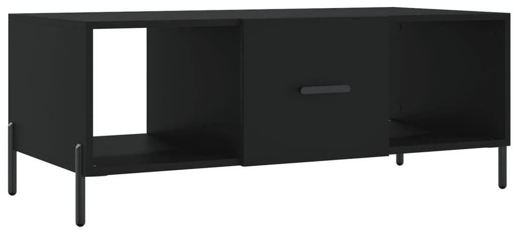 vidaXL Konferenční stolek černý 102x50x40 cm Materiál dřevo Obrázek produktu 
