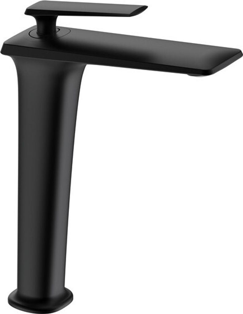 Mexen Purus hohe Waschtischarmatur, Schwarz - 745810-70