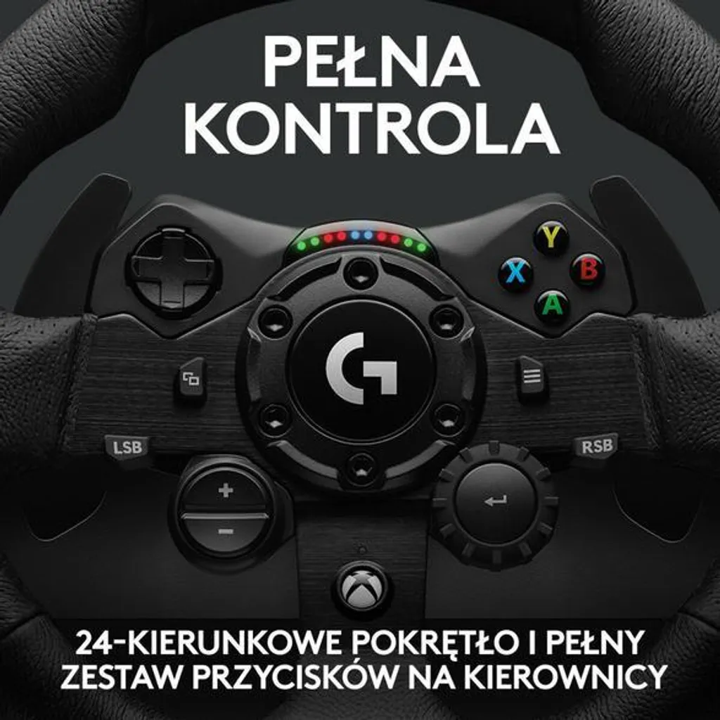 Volant de course Logitech G923 Trueforce de simracing pour Xbox et PC - 37