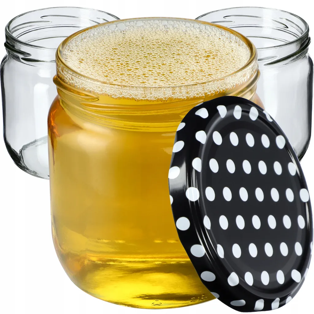 48 Barattoli KADAX Salla 425ml: Vasetti Vetro Marmellata con Coperchio