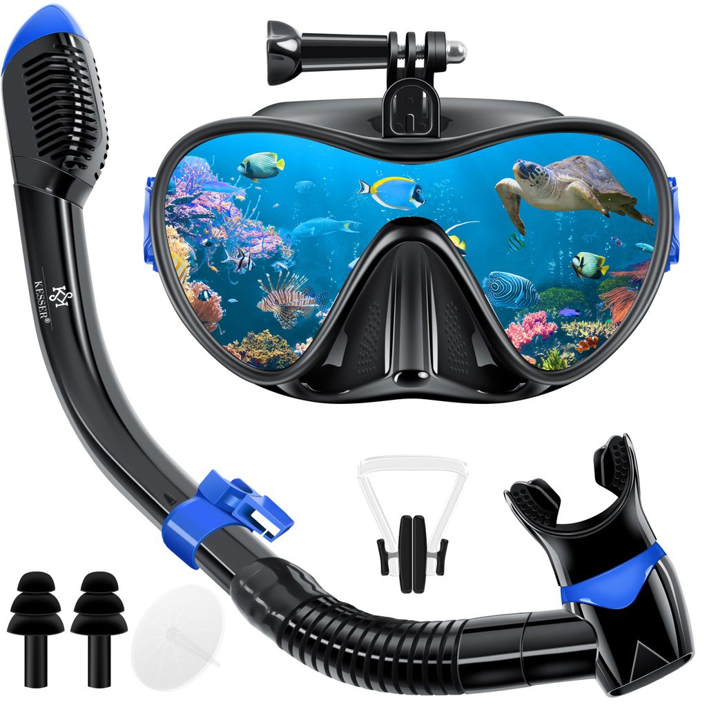 KESSER® Schnorchelset Profi Taucherbrille Schnorchelmaske Produktbild 