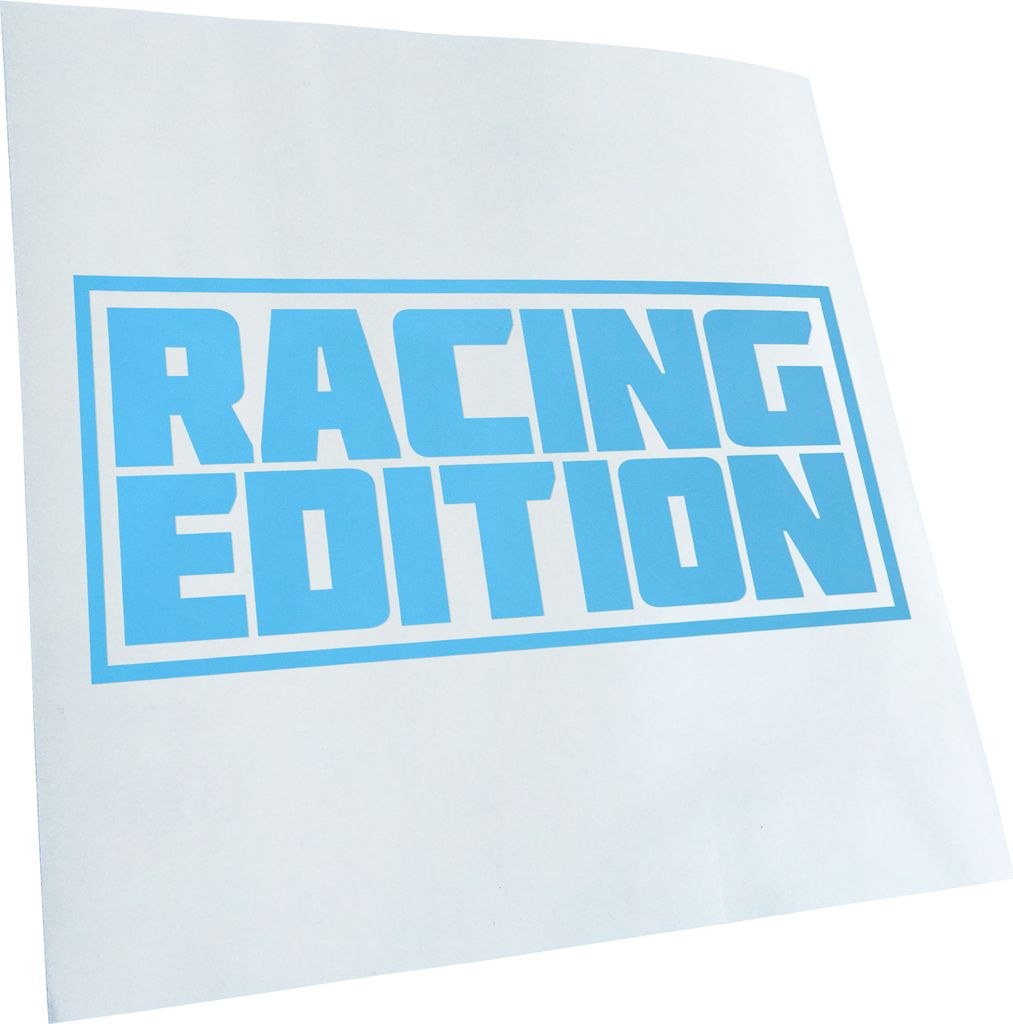 Kiwistar - Autoaufkleber - Racing Edition V2 - Lichtblau - 24x11cm - Aufkleber für Auto, Laptop, Fahrrad, LKW, Motorrad Mehrfarbig JDM Decal Racing
