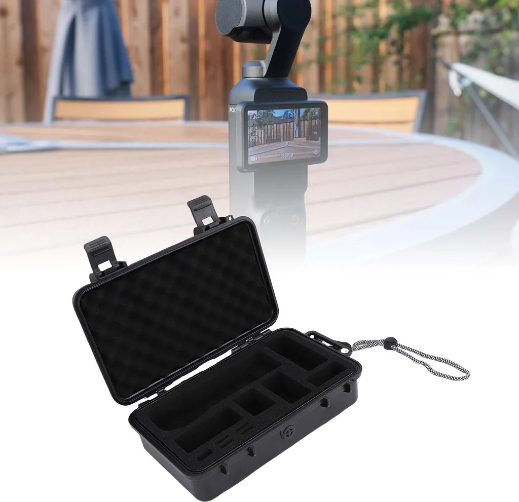 Custodia Rigida Protettiva Per DJI Osmo Pocket 3, Con Vano Filtri E Foro Per Laccio, Antiurto