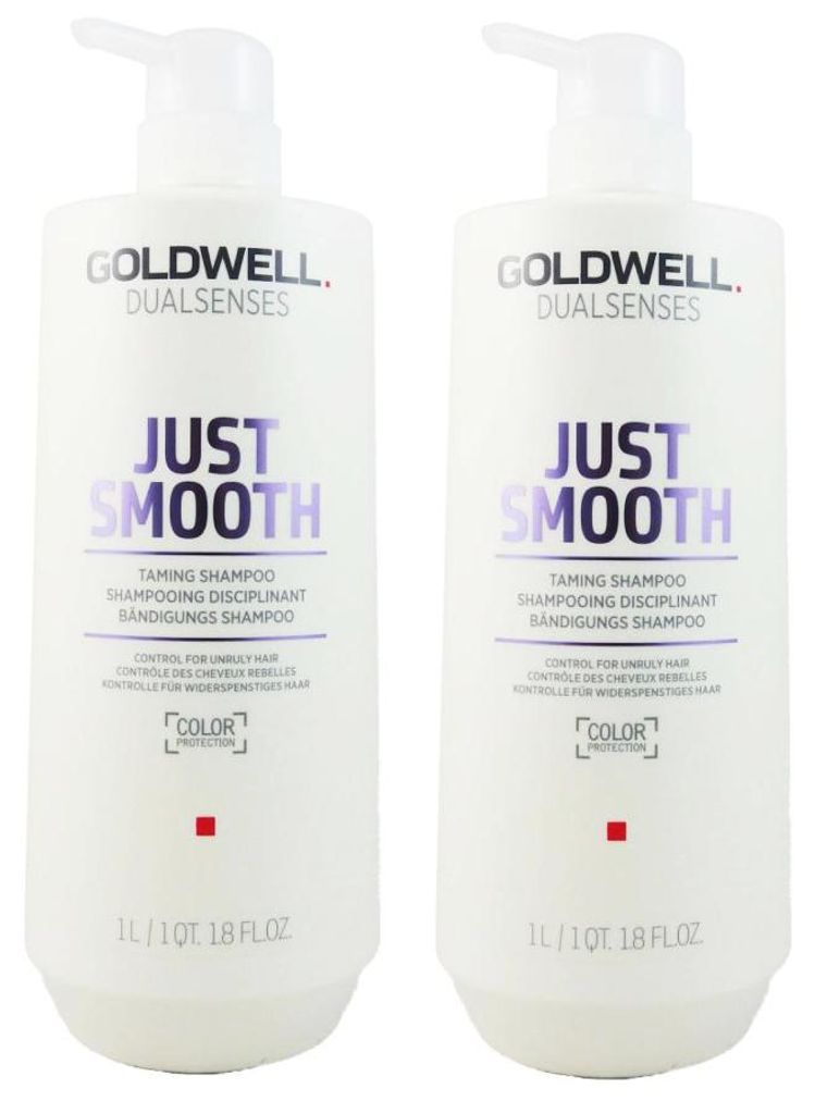 Goldwell Dualsenses Just Smooth 2 x 1000 ml set di shampoo Immagine del prodotto 