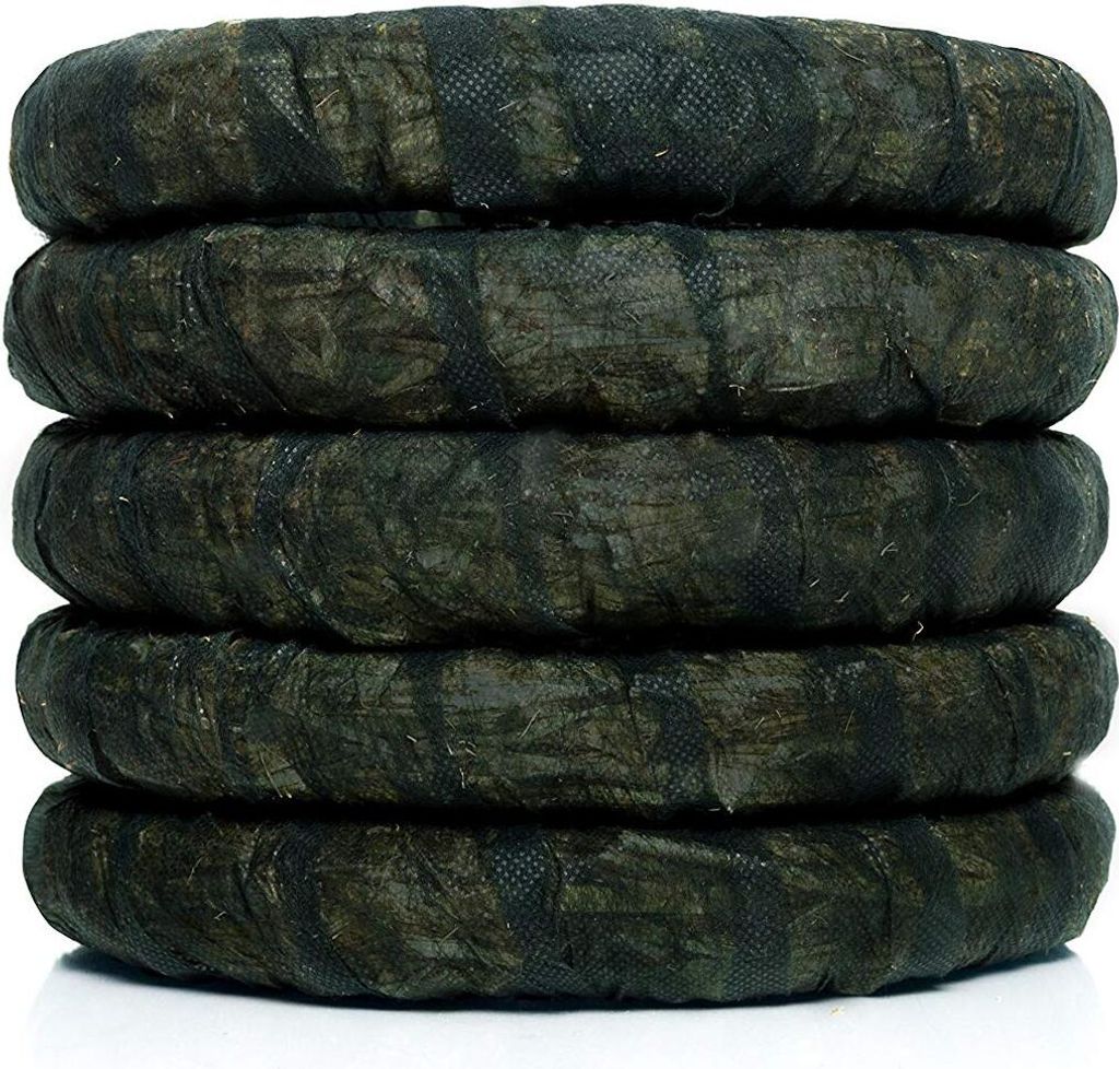 5x DekoPrinz Vlies Strohkranz Ø 30cm / 5cm Strohrömer Rohling Adventskranz Türkranz Kranz Strohring