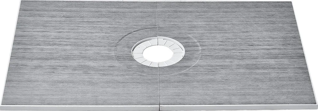 set di piatti doccia impermeabili, 152,4 x 96,5 cm, con scarico centrale, ispessito