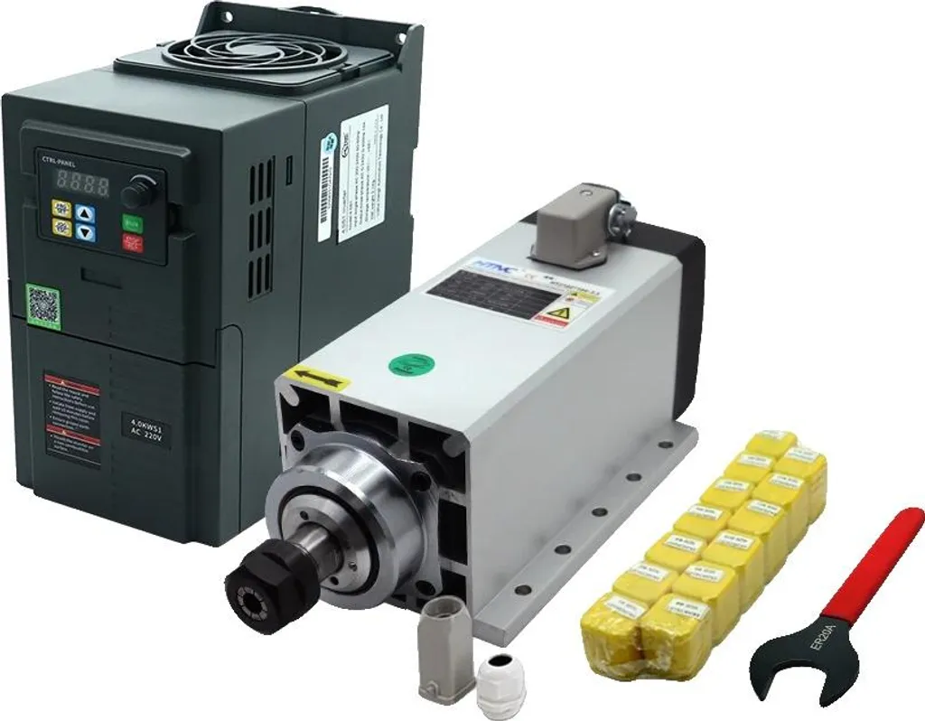Moteur de broche CNC haute vitesse 220V : finis les vibrations et bruits