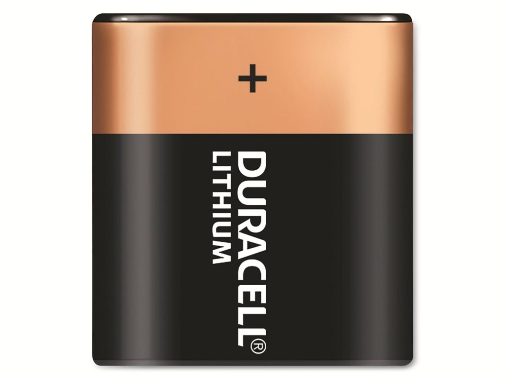 Duracell Lithium-Fotobatterie, 6V, 223, CR-P2, 1er Blister, Produktbild 