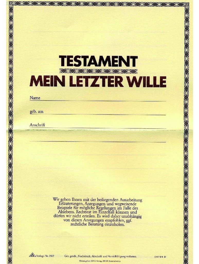 RNK Testament 220x162mm 4002871281201 Produktbild 