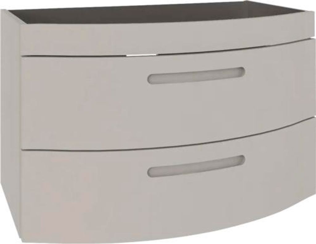Waschtischunterschrank Devo Vena 2.0 BxHxT 80x50x38 cm classico stone grey Griff eingefräst