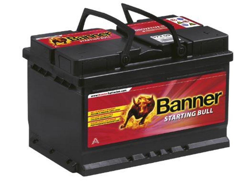 Banner 57233 Starting Bull 12V 72Ah 650A Autobatterie