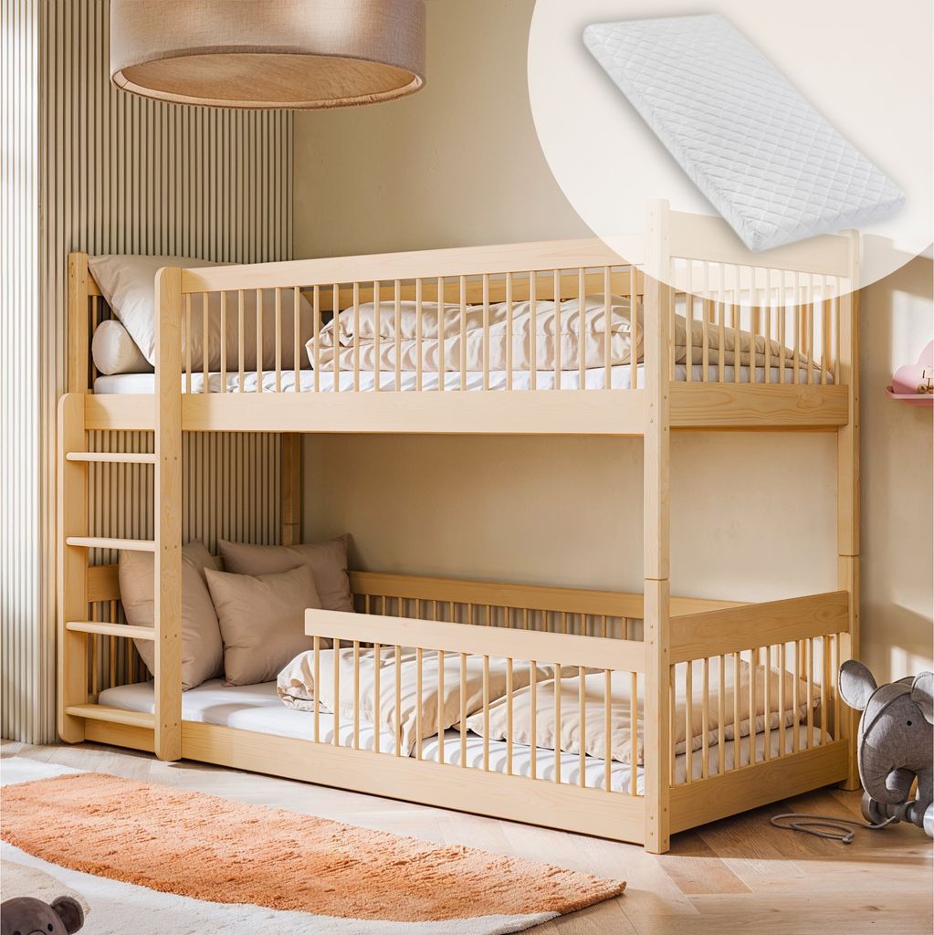 Kinderbett Hochbett Etagenbett 80x180 | 90x190 | 90x200 cm, Produktbild 