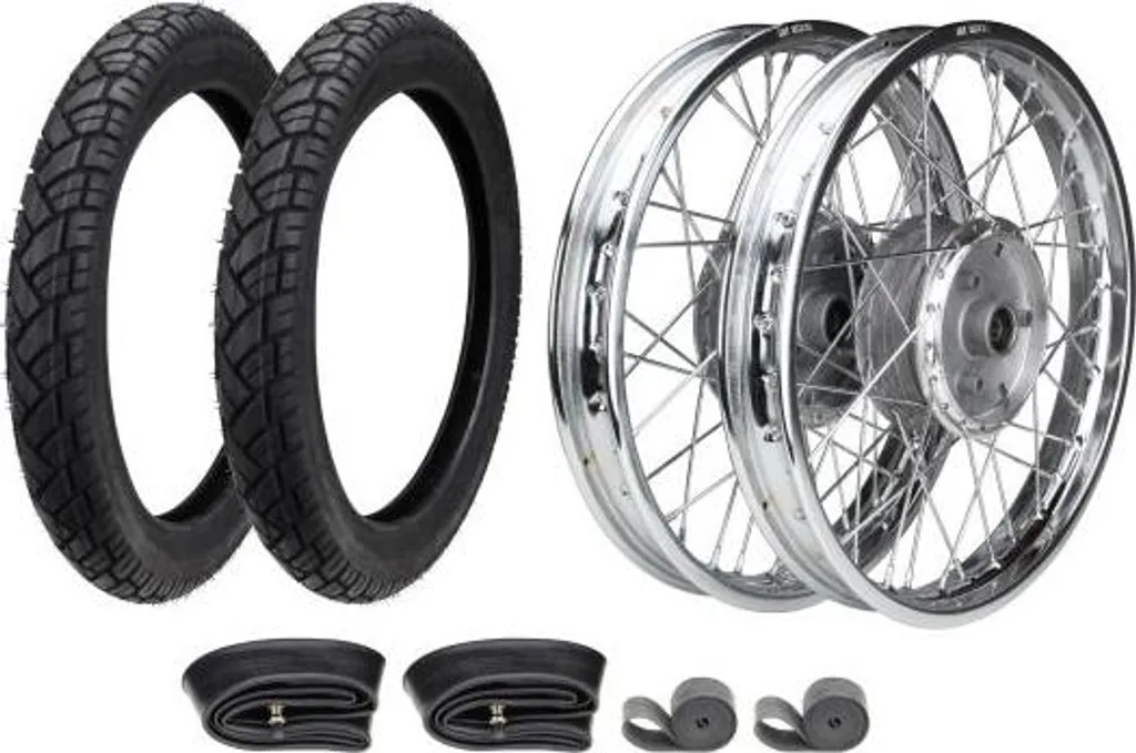 Équipez votre cyclo de roues 1,6x16 pouces et pneus VeeRubber 43J