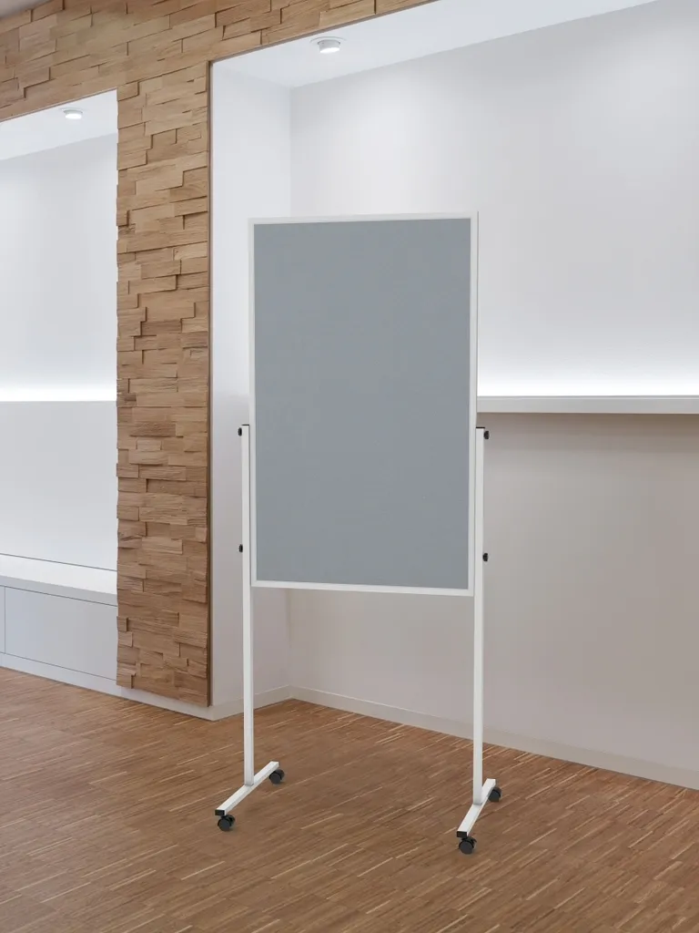 MAULsolid Tableau d'animation 120x75 cm Mobile Blanc et Gris MAUL - 3