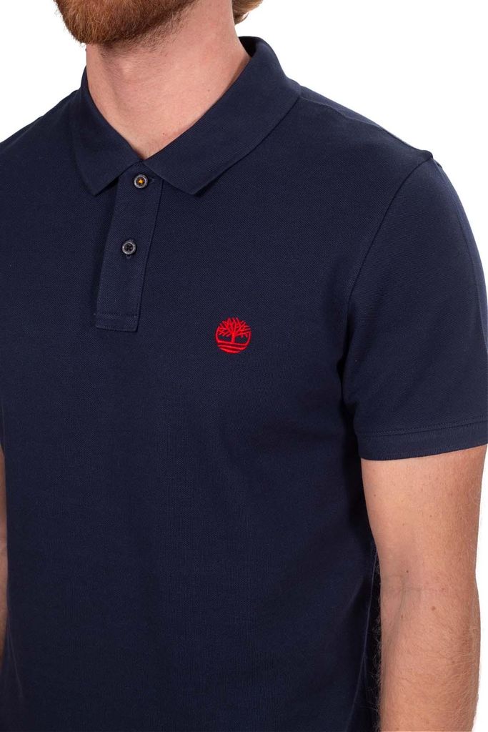 TIMBERLAND - Polo logo classique pour homme  - Taille S Image du produit 