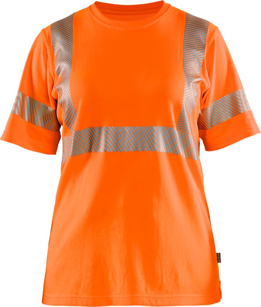 Blakläder Damen High Vis T-Shirt 3502, Farbe:High Vis Orange, Größe:XL