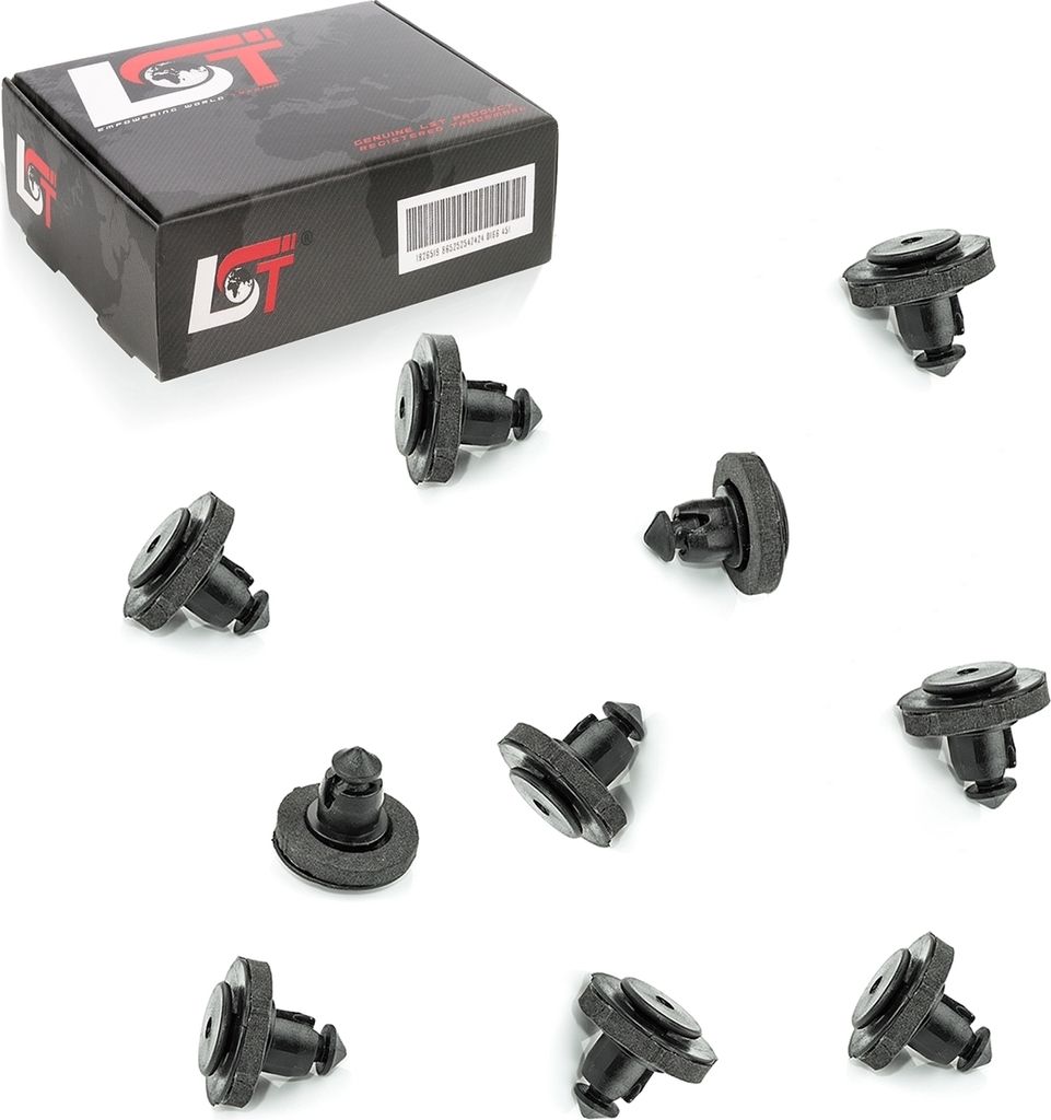 10x Schiebetür Schiene Befestigungs Clips für VW Caddy 2C Produktbild 