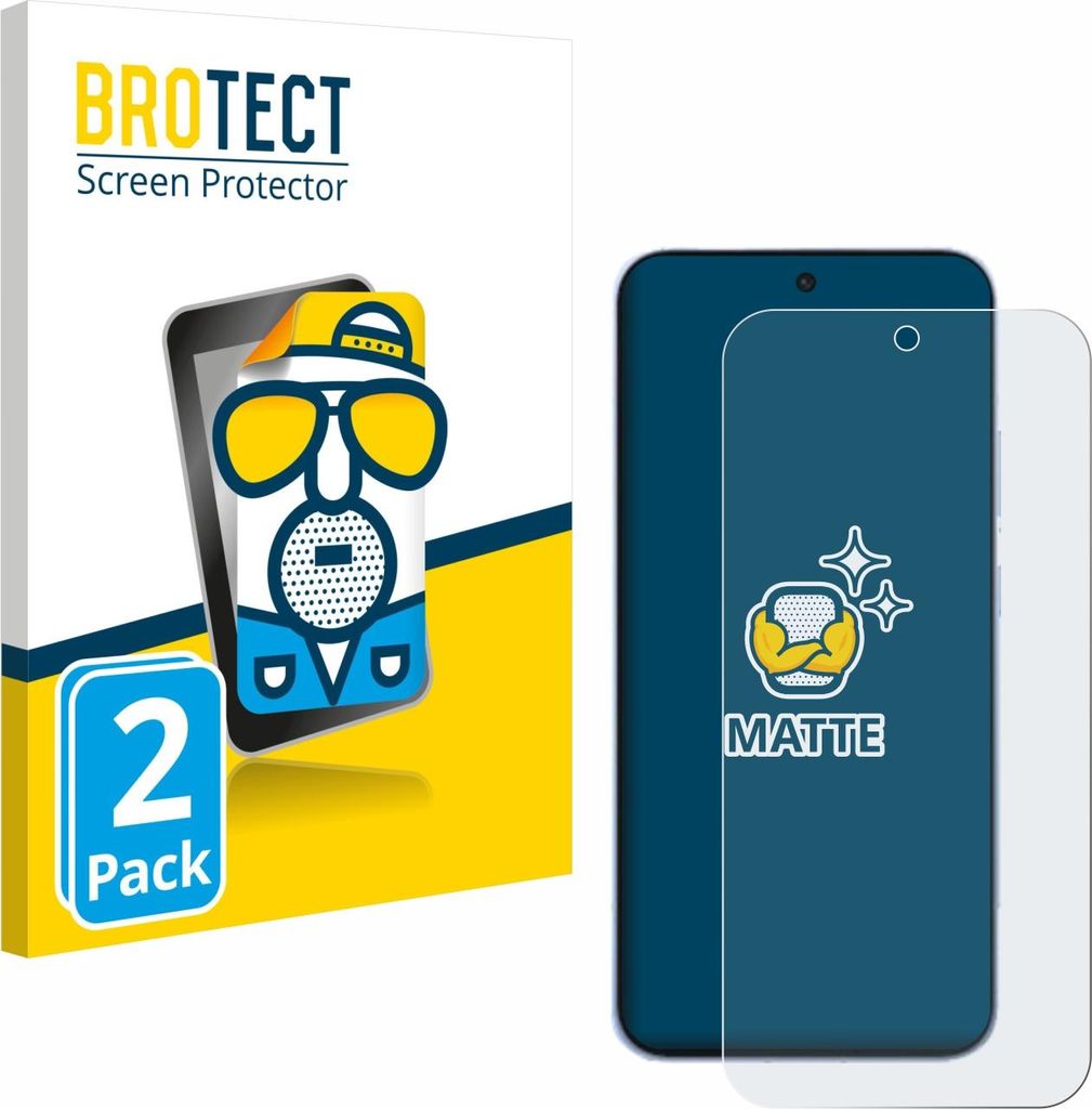 2x BROTECT Schutzfolie für Oppo Reno 15c Displayschutz Displayschutzfolie Folie Matt Entspiegelungsfolie