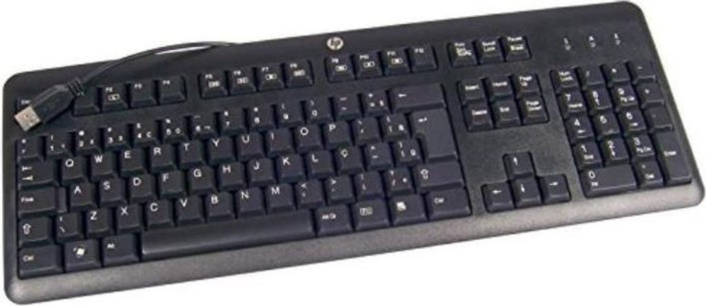 HP USB-Tastatur Me Schwarz, 672647-223 Produktbild 