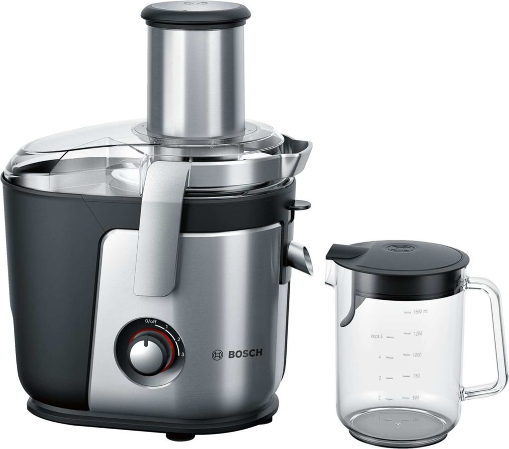 Bosch MES4010 Saftpresse Zentrifugal-Entsafter Schwarz, Silber 1200 W