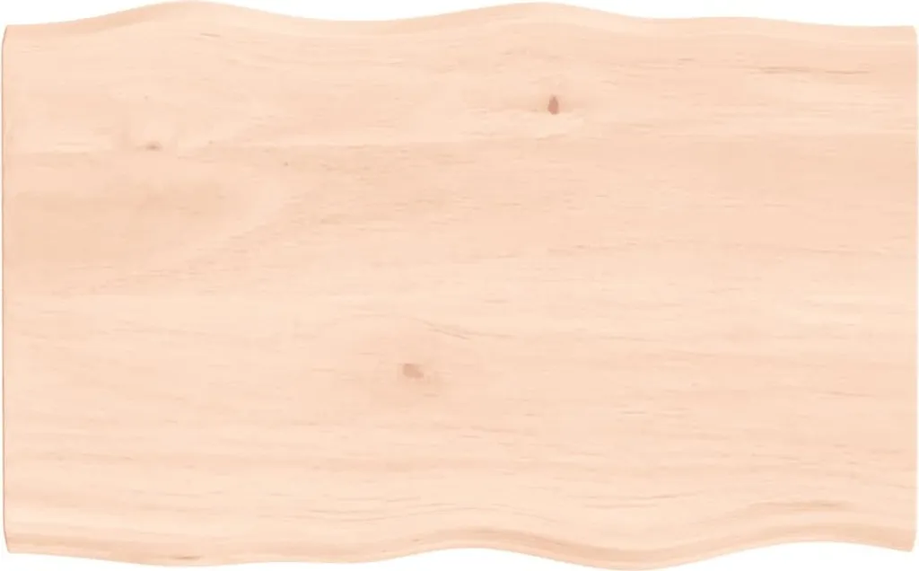 Top Tavolo Rovere SYFAX™ 80x50 cm - Design Scandinavo con Bordi Vivi