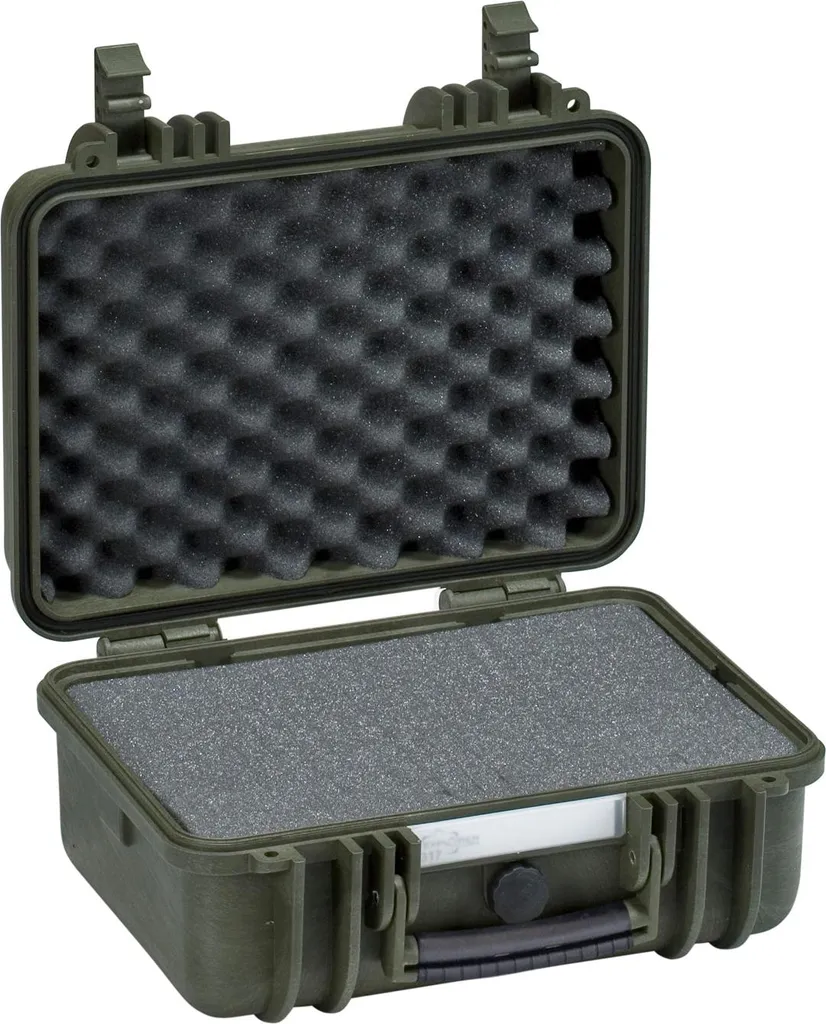 Explorer Cases 3317HL.G Valigia da trasporto con schiuma verde 330x234x170 mm