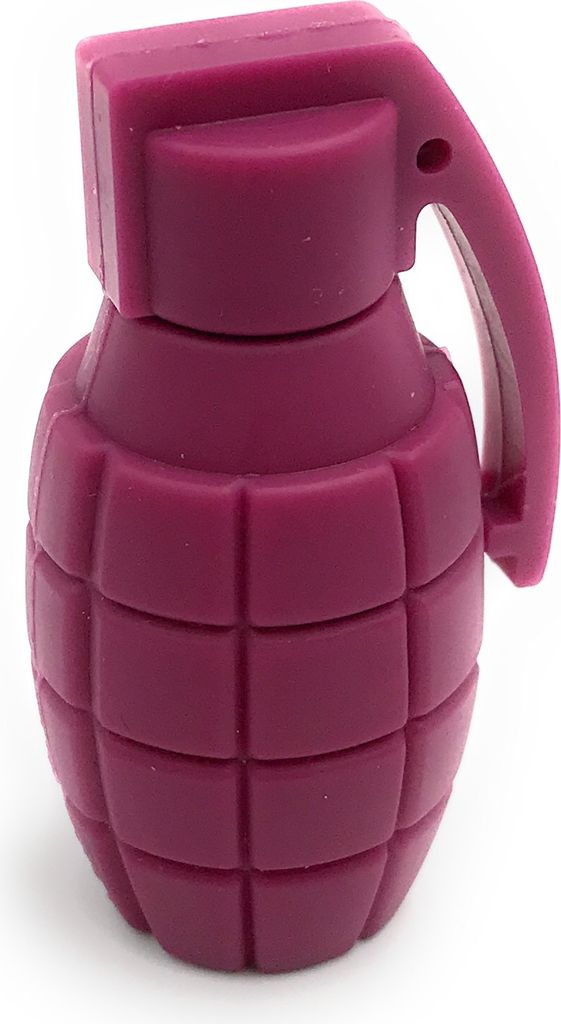 Onlineworld2013 Handgranate Sprengbombe Bombe lila Funny USB Stick 128 GB USB 3.0