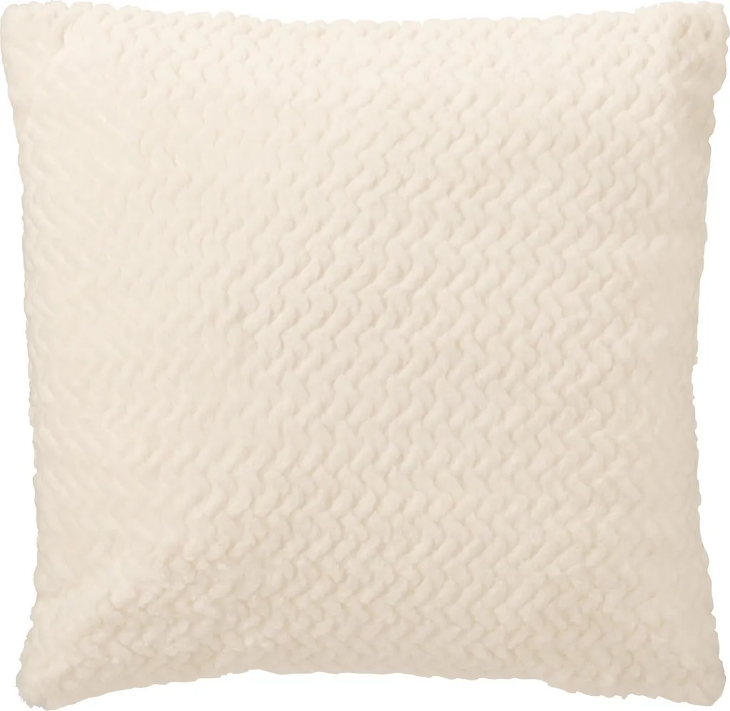 Coussin Blanc J-Line pour Ambiance Cocooning et Confort de Salon