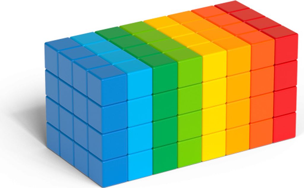 Geomag Magicube a colori 8C 128 dílků Immagine del prodotto 