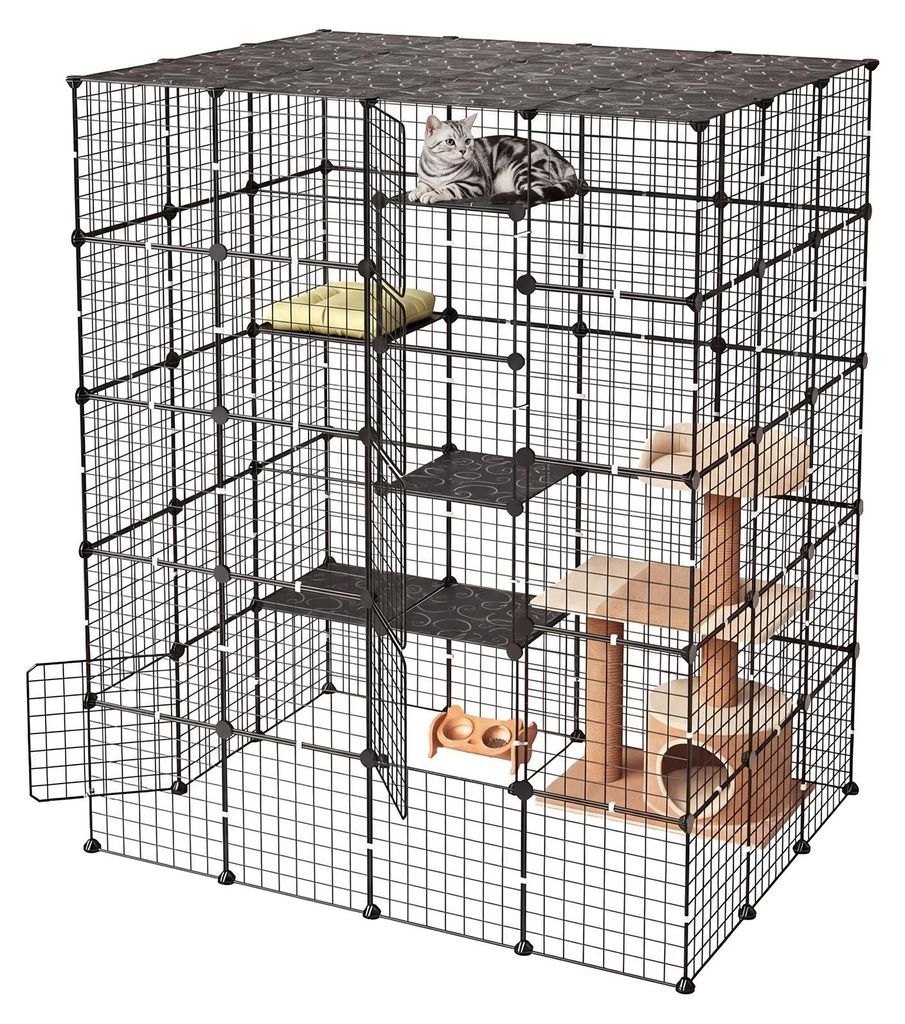 VEVOR kattenkooi, kattenren, 5-verdiepingen, kattenren, Productafbeelding 