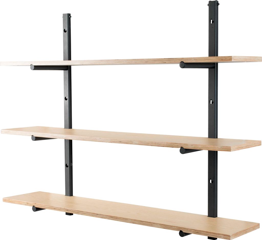 Zuiver Bundy Wandregal Holzwerkstoff/Eisen 115x90 cm