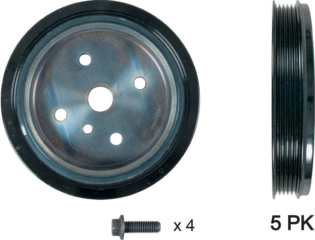GATES TVD1161A - OE 30677464 Riemenscheibe, Kurbelwelle für S60 II (134), S80 II (124), V60 I (155, 157), V70 III (135), XC60 (156), XC70 II (136)